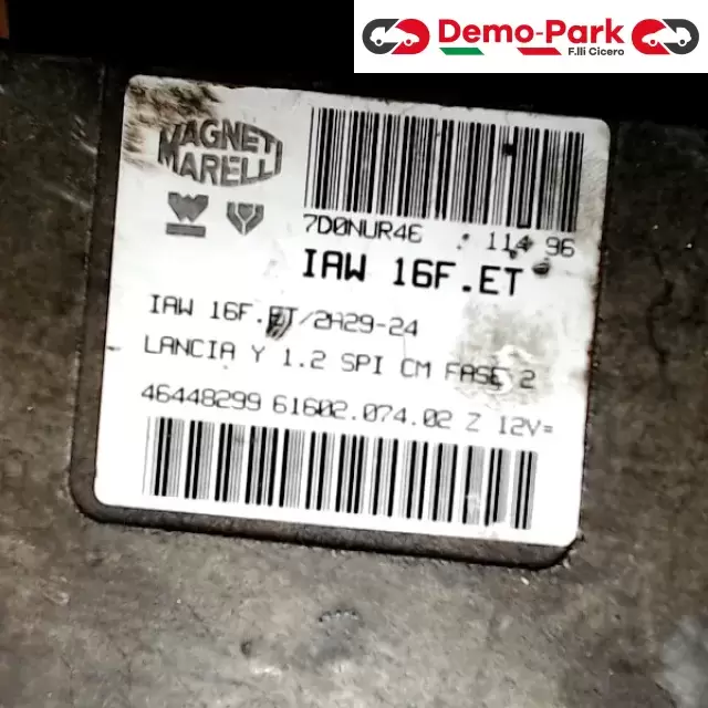 CENTRALINA MOTORE Fiat PUNTO - I SERIE LANCIA Y 1.2 SPICM FASE 2 BT-2A29-24 1