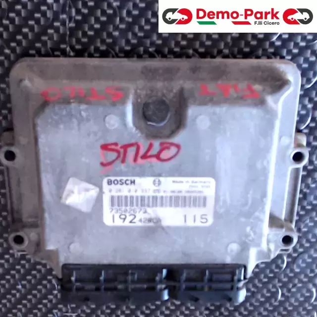 CENTRALINA MOTORE Fiat STILO - 1.9 JTD BOSCH 0 281 010 337    73502673 1