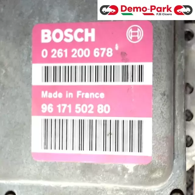 CENTRALINA MOTORE Peugeot 306 - 1.4 BOSCH 0 261 200 678   96 171 502 80 1
