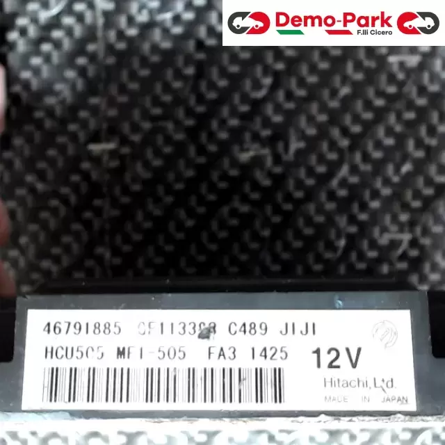 CENTRALINA MOTORE Fiat STILO - 1.8 HITACHI 46791885  HCU505 MFI 505 FA3 1425 1