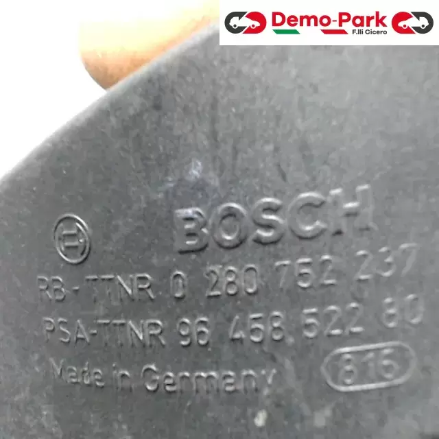 PEDALE ACCELERATORE  Peugeot 206 - 1.4 HDI BOSCH 0 280 752 237 2