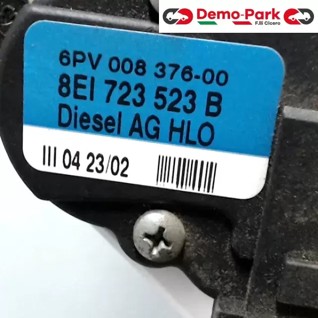 PEDALE ACCELERATORE  Audi A4 - 2.5 TDI 6PV 008 376-00 1