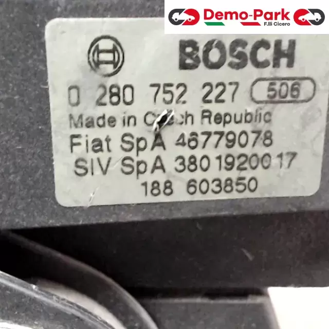 PEDALE ACCELERATORE  Fiat STILO 1.9 JTD BOSCH 0 280 752 227 1