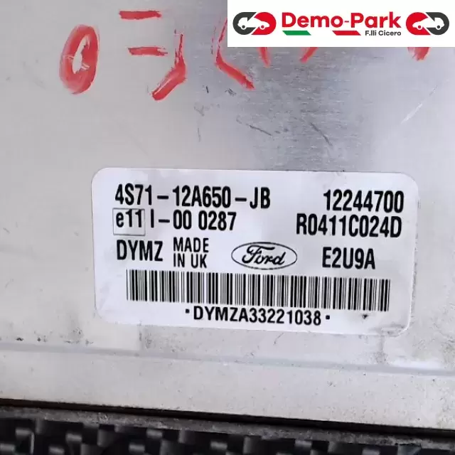 CENTRALINA MOTORE Ford MONDEO - 2.0 TDCI 4S71-12A650-JB   R0411C024D 0