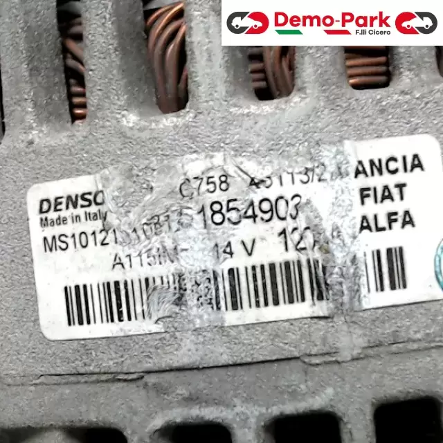 ALTERNATORE Fiat PANDA - 0.9 TWINAIR  3