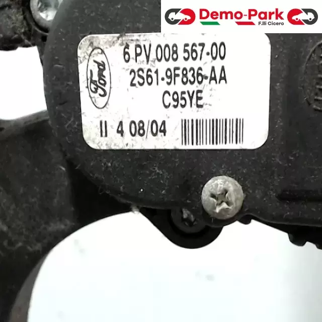 PEDALE ACCELERATORE  Ford FIESTA - 1.4 TDCI 6PV 008 567-00 1