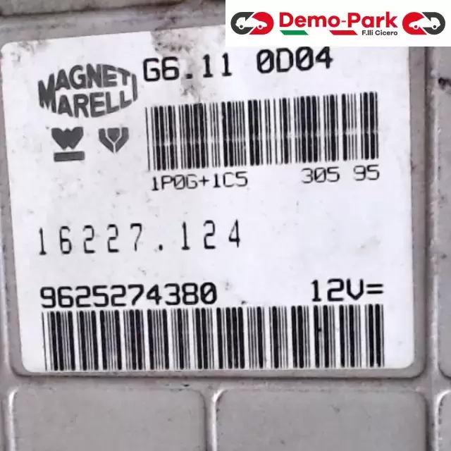 CENTRALINA MOTORE CitroЁn AX - 1.1 G6.11 0D04   16227.124 1