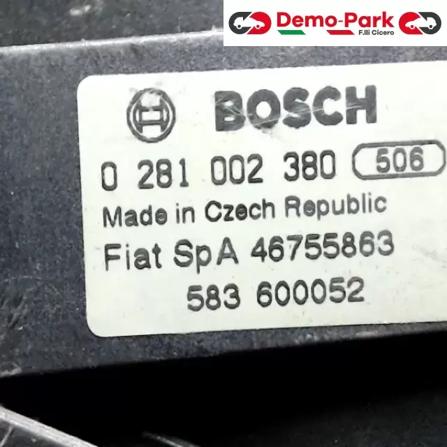 PEDALE ACCELERATORE  Alfa Romeo 147 BOSCH 0 281 002 380 1