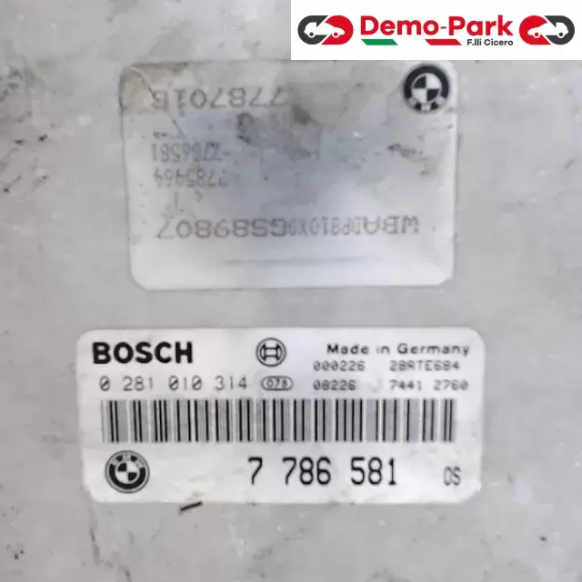 CENTRALINA MOTORE Bmw 330 D E 46 BOSCH 0 281 010 314    7 786 581 0
