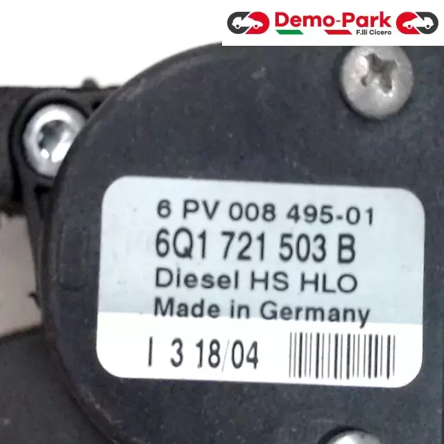 PEDALE ACCELERATORE   Seat TOLEDO - 1.9 TDI 6PV 008 495 - 01 1