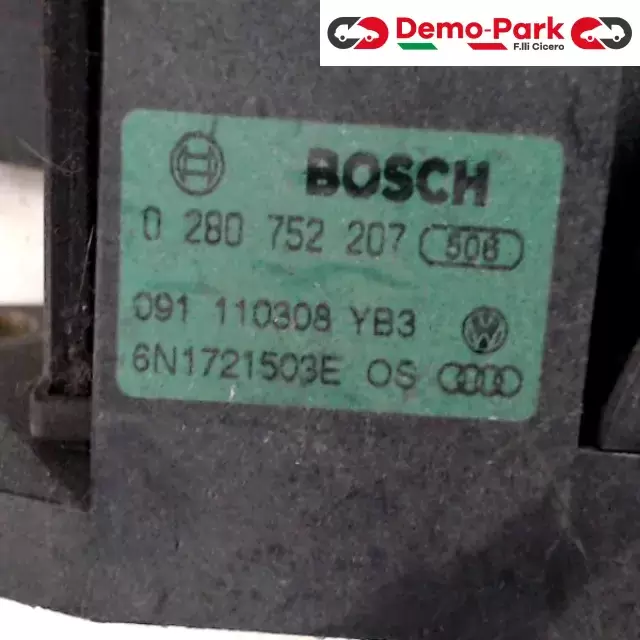 PEDALE ACCELERATORE   Volkswagen LUPO BOSCH 0 280 752 207 1