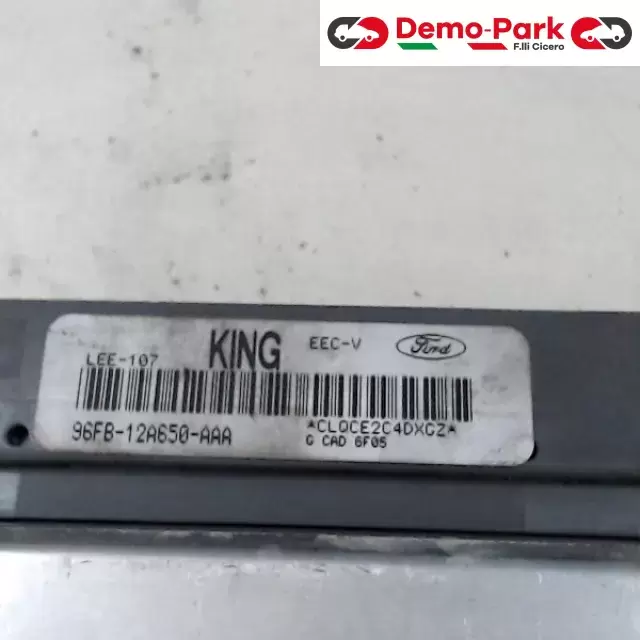 CENTRALINA MOTORE Ford FIESTA - 1.3 96FB-12A650-AAACAD 6F05 1