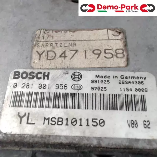 CENTRALINA MOTORE Rover 45 - 2.0 TD BOSCH 0 281 001 956   YL MSB101150 1