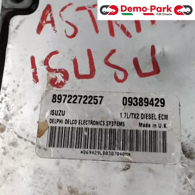 CENTRALINA MOTORE Opel ASTRA G ISUZU 8972272257 1