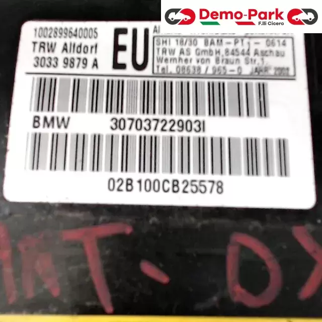 AIRBAG SPORTELLO ANT. DX Bmw 320 - E46 30339879A 1