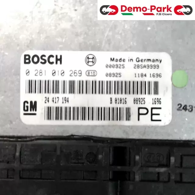 CENTRALINA MOTORE Opel VECTRA - 2.0 DTI BOSCH 0 281 010 269 1