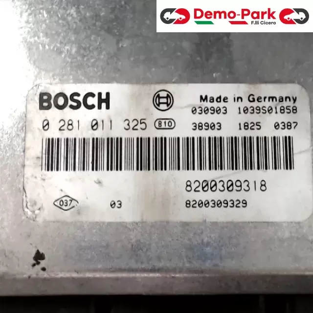 CENTRALINA MOTORE Renault LAGUNA - 2.2 DCI BOSCH 0 281 011 325   8200309318 1