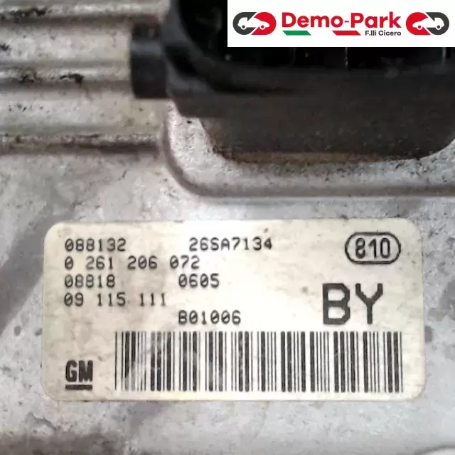 CENTRALINA MOTORE Opel CORSA C - 1.0 BOSCH 0 261 206 072   1