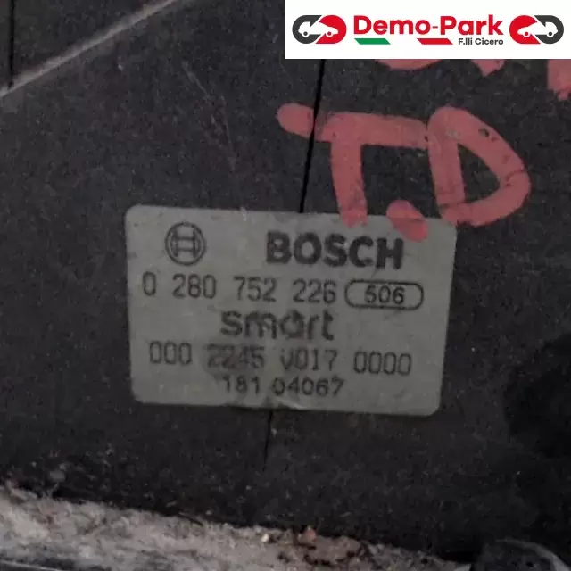 PEDALE ACCELERATORE   Smart TWO - 700 CDI BOSCH 0 280 752 226 1