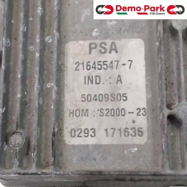 CENTRALINA MOTORE Peugeot 106 - 1.4 PSA 21645547 - 7    HOM S2000-23 1