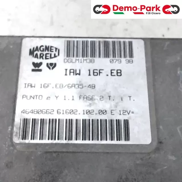 CENTRALINA MOTORE Lancia Y - 1.1 IAW 16F.EB/6A35-48 1