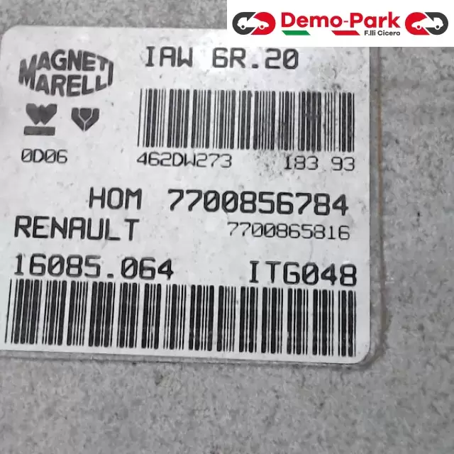 CENTRALINA MOTORE Renault TWINGO - 1.2 IAW 6R.20  HOM 7700856784 1