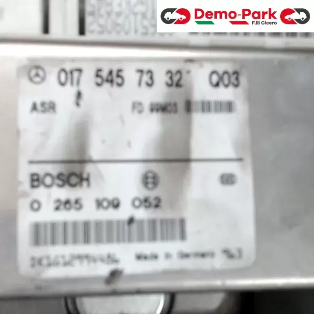 CENTRALINA MOTORE + ASR Mercedes-benz CLASSE E - 250 TD BOSCH 0 281 001 714     A 022 545 96 32 2