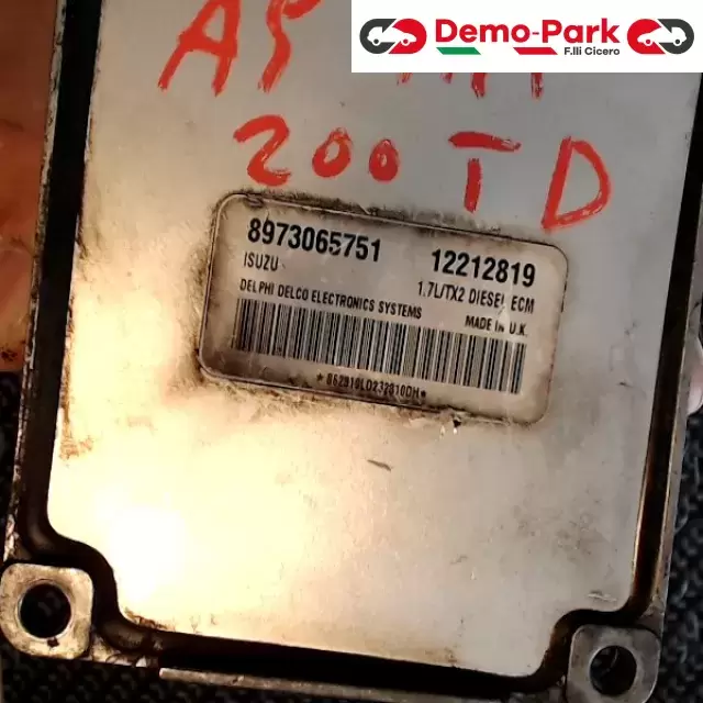 CENTRALINA MOTORE Opel ASTRA - 1.7 DTI ISUZU 8973065751   12212819 1