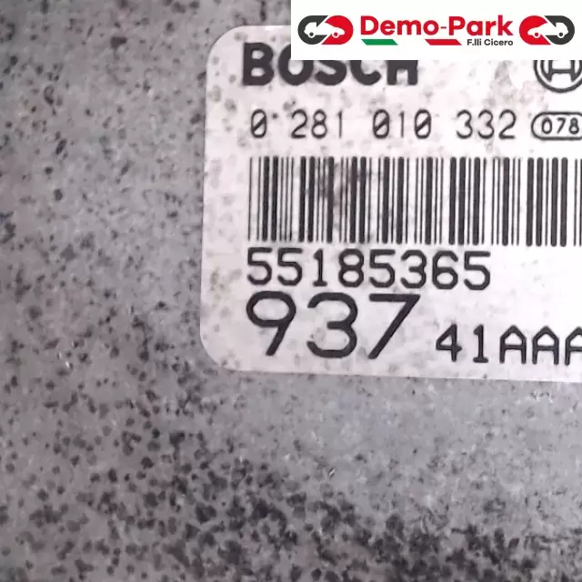 CENTRALINA MOTORE Alfa Romeo 147 - 1.9 JTD BOSCH 0 281 010 332    55185365 1