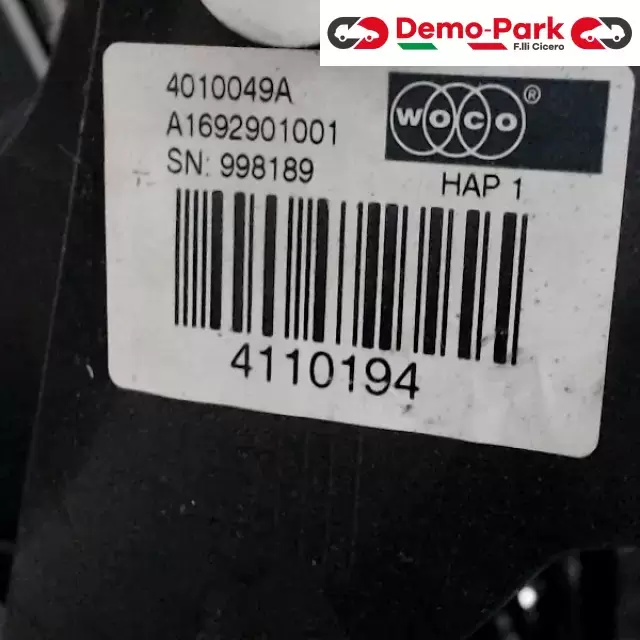 PEDALE FRENO Mercedes-benz Classe A A1692901001   4010049A 1