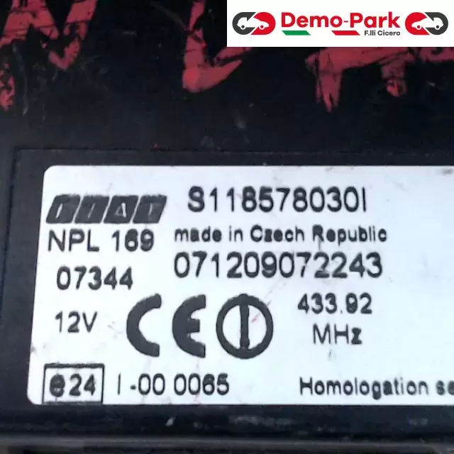 BODY COMPUTER Fiat panda S118578030I    071209072243 1