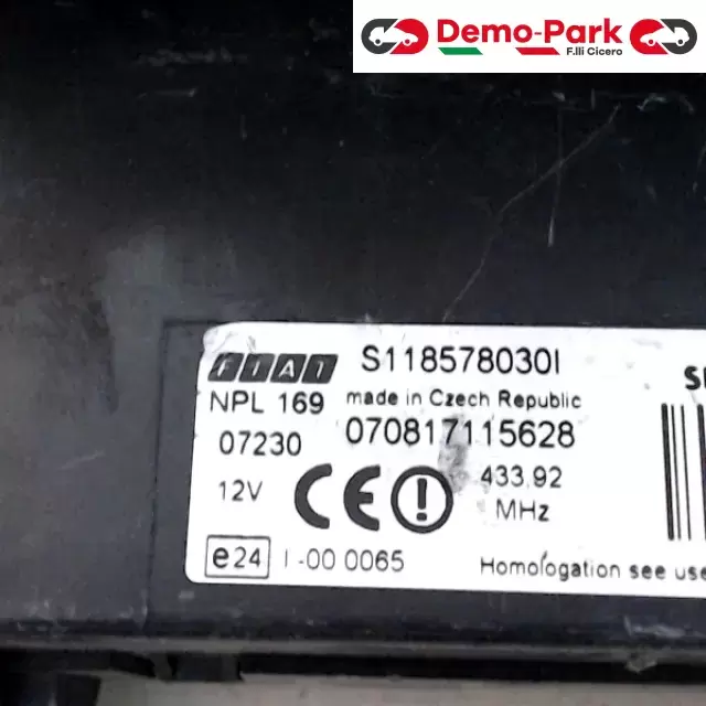 BODY COMPUTER Fiat panda S118578030I  070817115628 1
