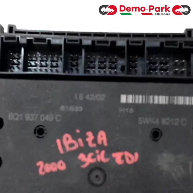 BODY COMPUTER Seat IBIZA - 1.4 TDI 5WK48212C   6Q1 937 049 C 1