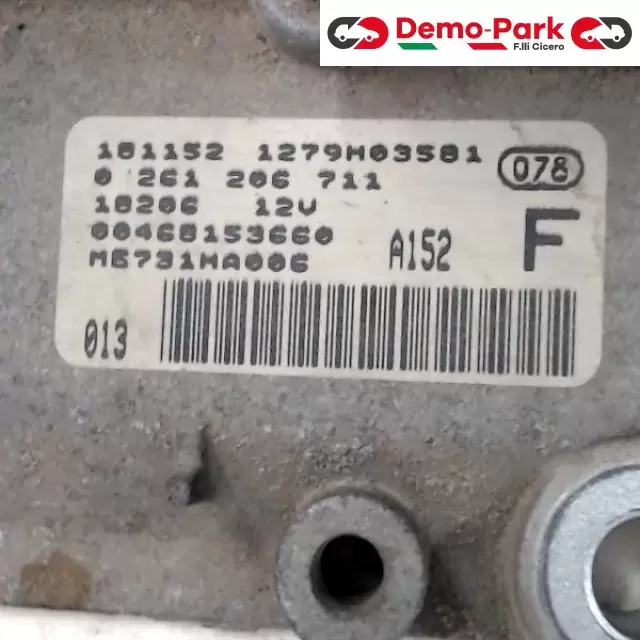 CENTRALINA MOTORE Alfa Romeo 156 - 1.8 BOSCH 0 261 206 711   00468153660 1
