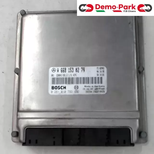 CENTRALINA MOTORE Mercedes-benz CLASSE A - 170 CDI BOSCH 0 281 010 793   A 668 153 02 79  0
