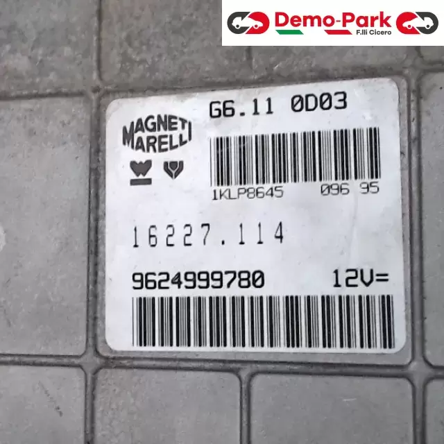 CENTRALINA MOTORE Peugeot 106 - 1.0 G6.11 0D03 1