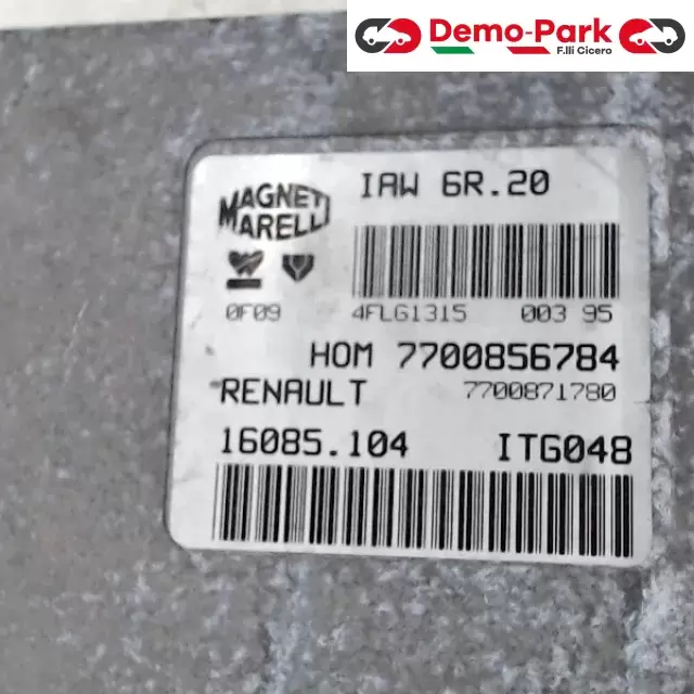 CENTRALINA MOTORE Renault TWINGO - 1.2 IAW 6R.20  HOM 7700856784 1