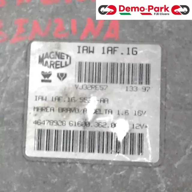 CENTRALINA MOTORE Fiat MAREA - 1.6 IAW 1AF.1G/5524-AA       1