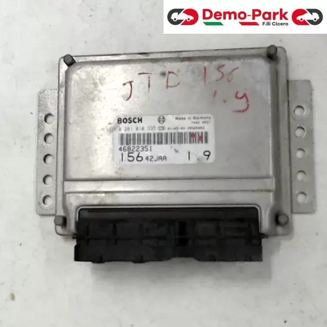 CENTRALINA MOTORE Alfa Romeo 156 - 1.9 JTD BOSCH 0 281 010 335  46822351    42JAA 0