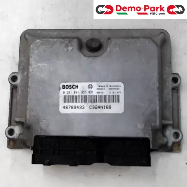 CENTRALINA MOTORE Fiat PUNTO 188 - 1.9 JTD BOSCH 0 281 001 955   46789433    C324N188 0