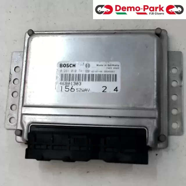 CENTRALINA MOTORE Alfa Romeo 156 - 2.4 JTD BOSCH 0 281 010 741   46801303    52WAV 0