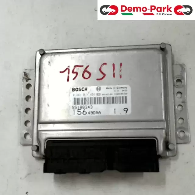 CENTRALINA MOTORE Alfa Romeo 156 - 1.9 JTD BOSCH 0 281 011 491   55188343 0