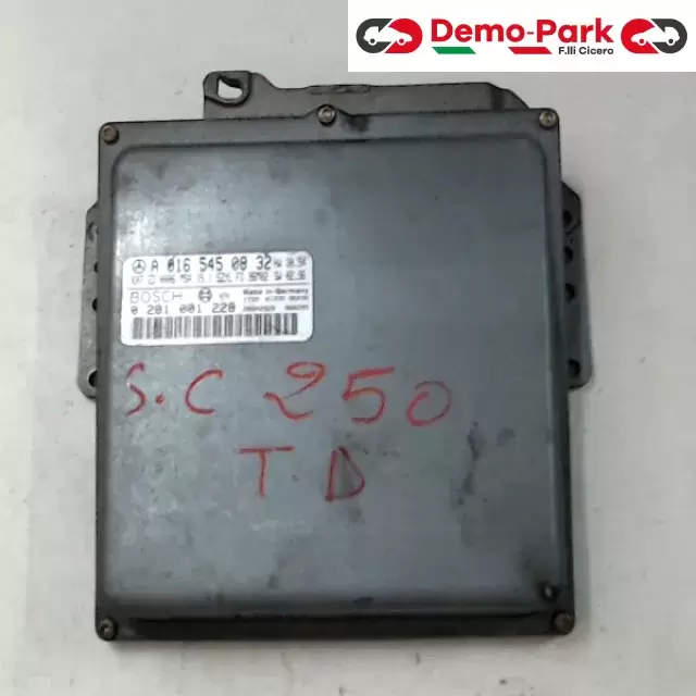 CENTRALINA MOTORE Mercedes-benz CLASSE C - 250 TD BOSCH 0 281 001 228  A 016 545 08 32  0