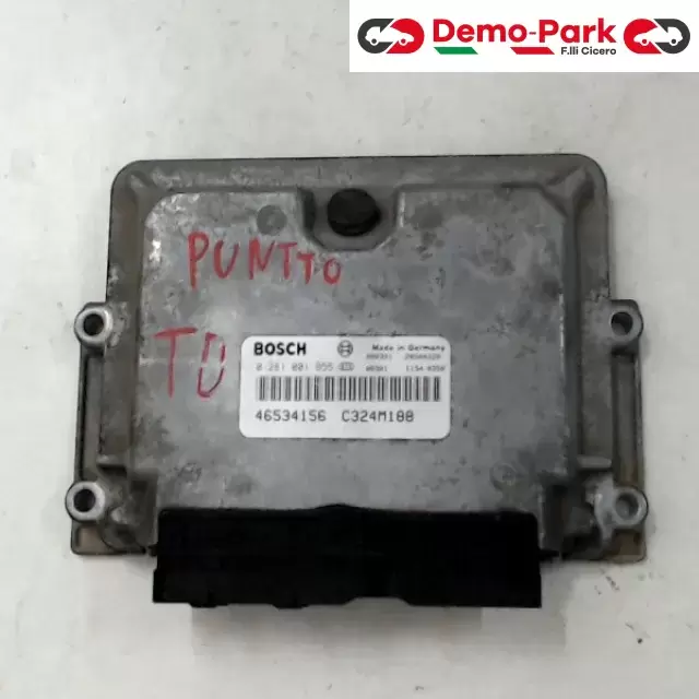 CENTRALINA MOTORE Fiat PUNTO 188 - 1.9 JTD BOSCH 0 281 001 955   46534156   C324M188 0