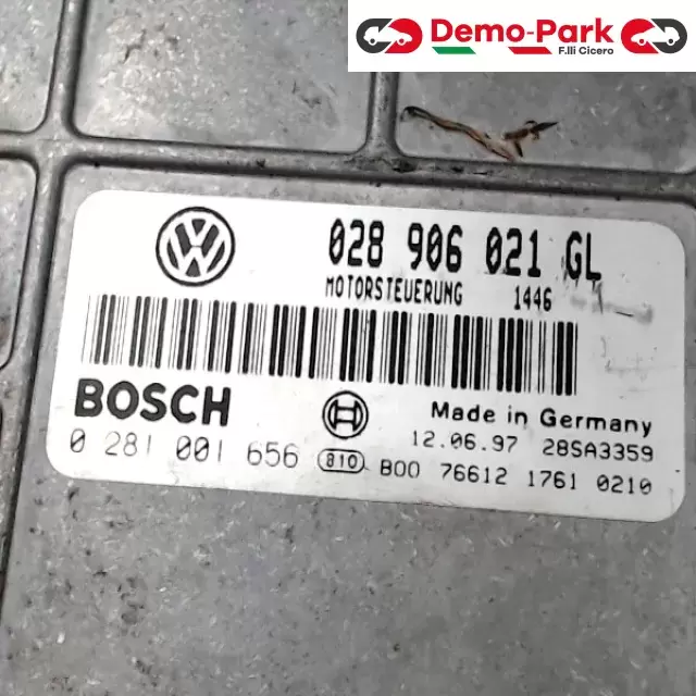 CENTRALINA MOTORE Volkswagen GOLF III - 1.9 TDI BOSCH 0 281 001 656   028 906 021 GL     1