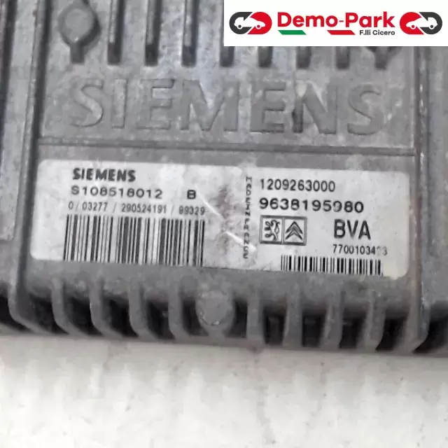 CENTRALINA MOTORE Peugeot 306 - 1.4 SIEMENS S108518012 B       1