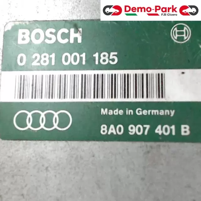 CENTRALINA MOTORE Audi 80 - 1.9 TDI BOSCH 0 281 001 185     8A0 907 401 B 1
