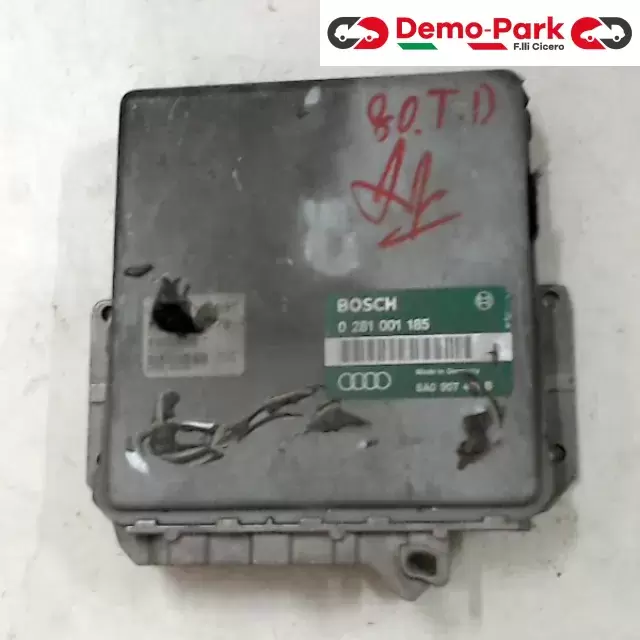 CENTRALINA MOTORE Audi 80 - 1.9 TDI BOSCH 0 281 001 185     8A0 907 40J B 0