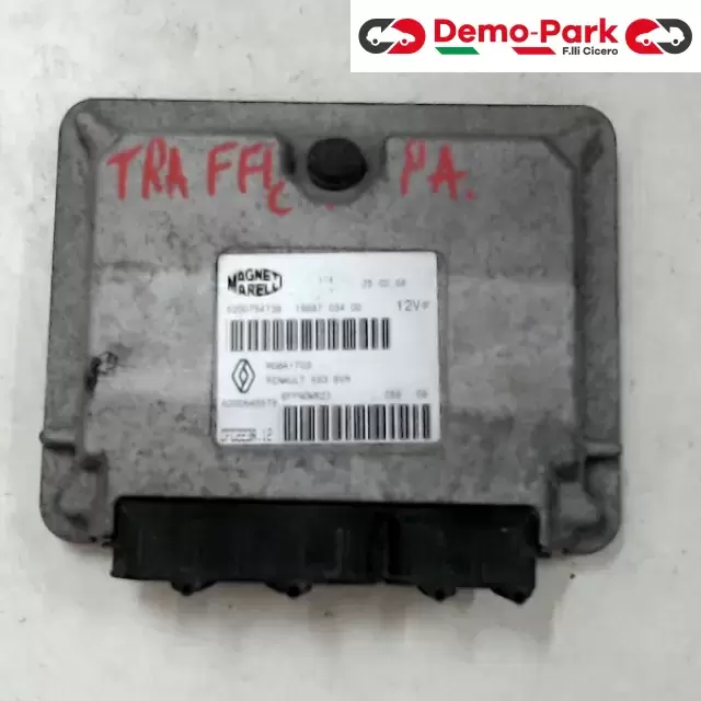 CENTRALINA MOTORE Renault TRAFIC - 2.5 DCI MAGNETI MARELLI 8200754739    16887.034.00    RG6A1703 0