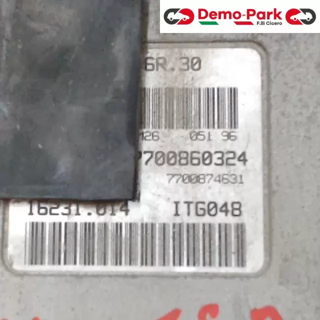 CENTRALINA MOTORE Renault CLIO - 1.2 MAGNETI MARELLI 6R.30  7700860324 1